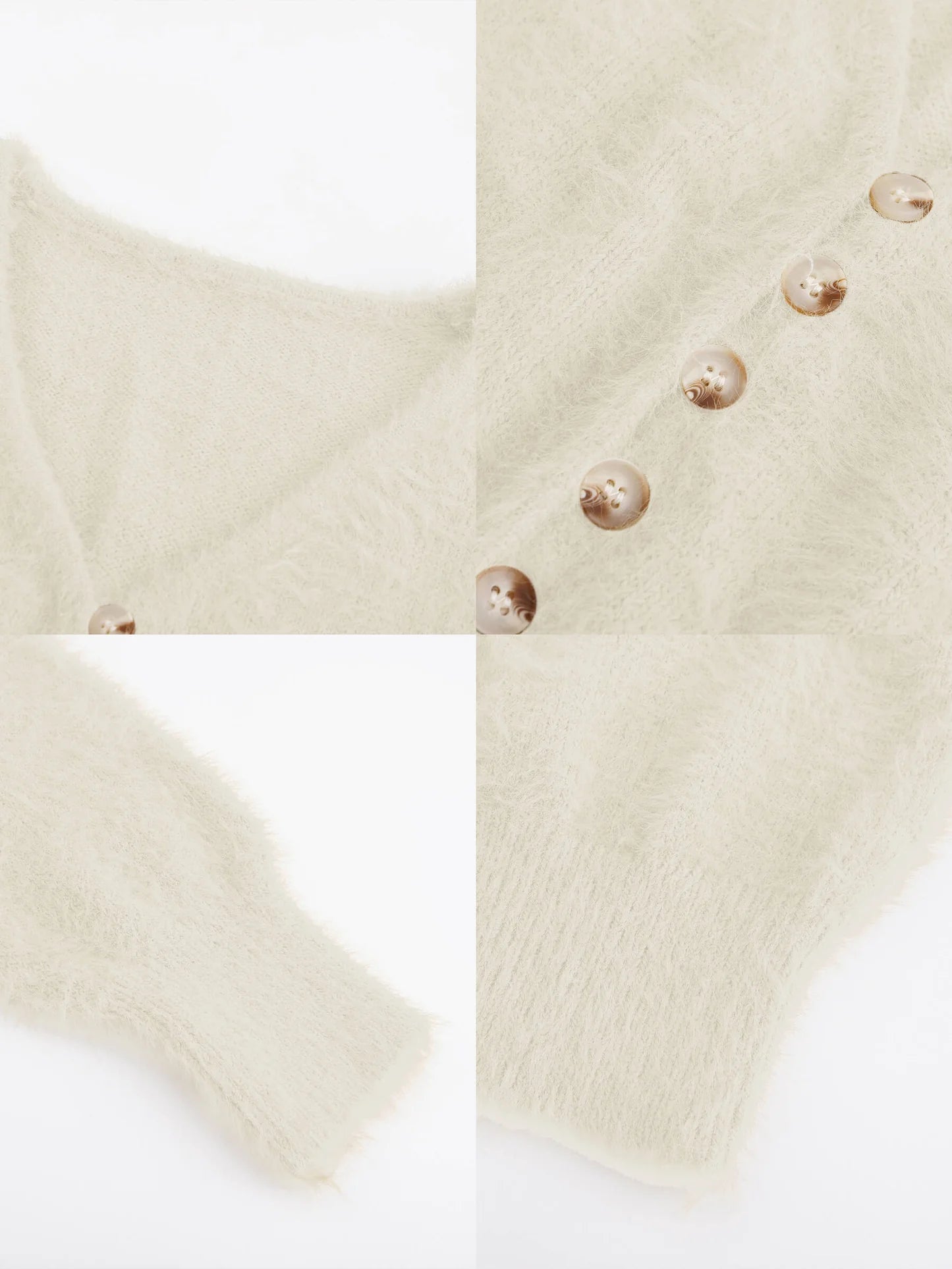 Fluffy Knit Cardigan