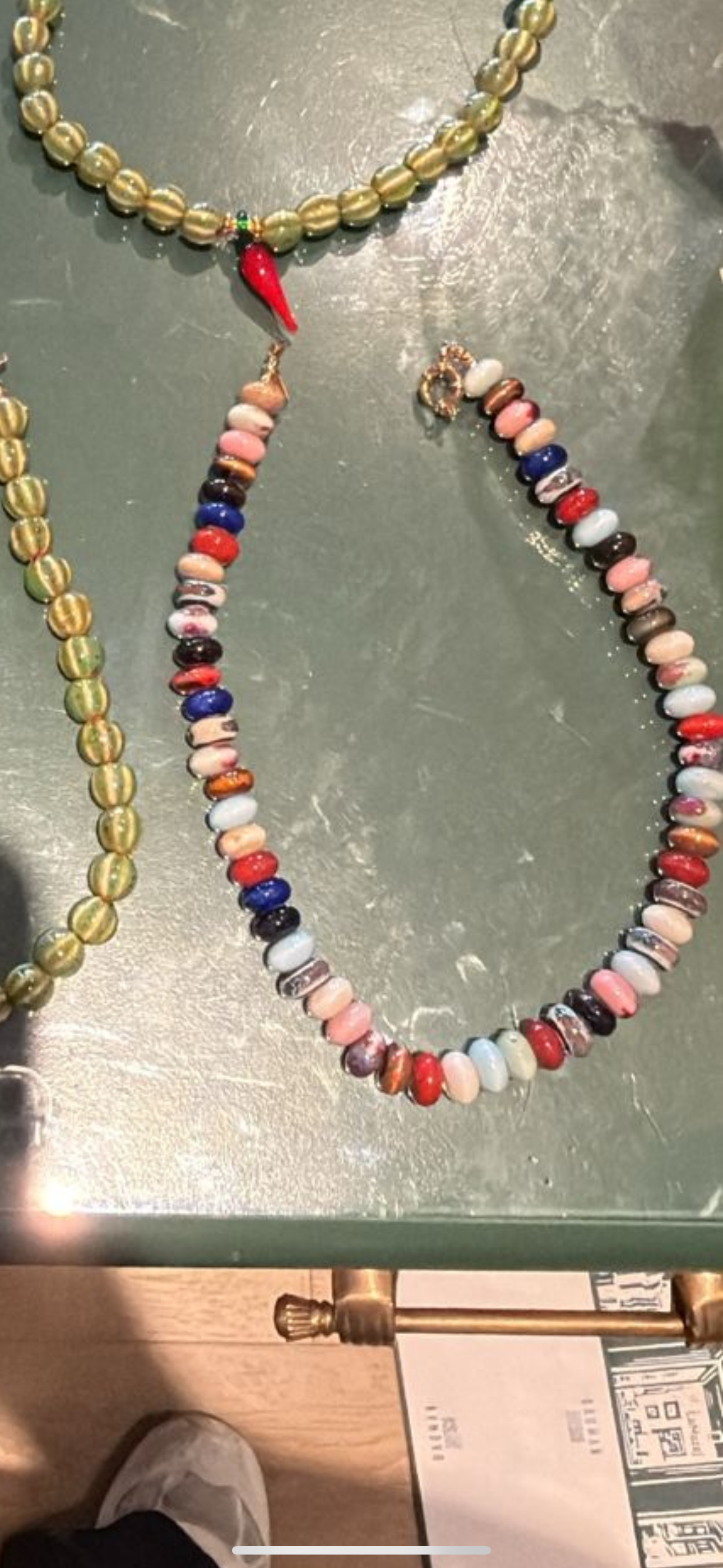Collar Piedras Multicolor