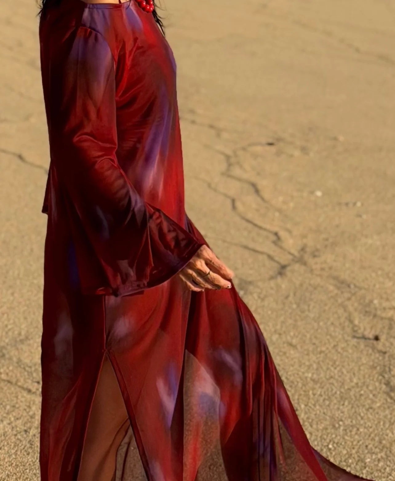 Vestido Cerdena Tinto
