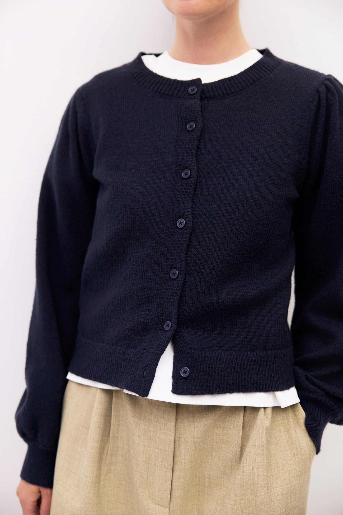 The Navy Cardigan