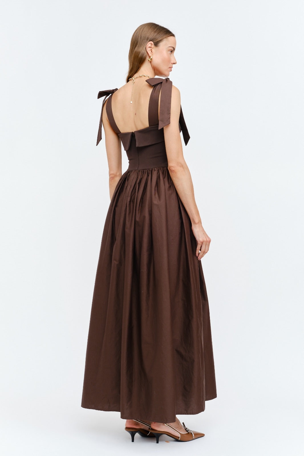 The Carin Brown Dress