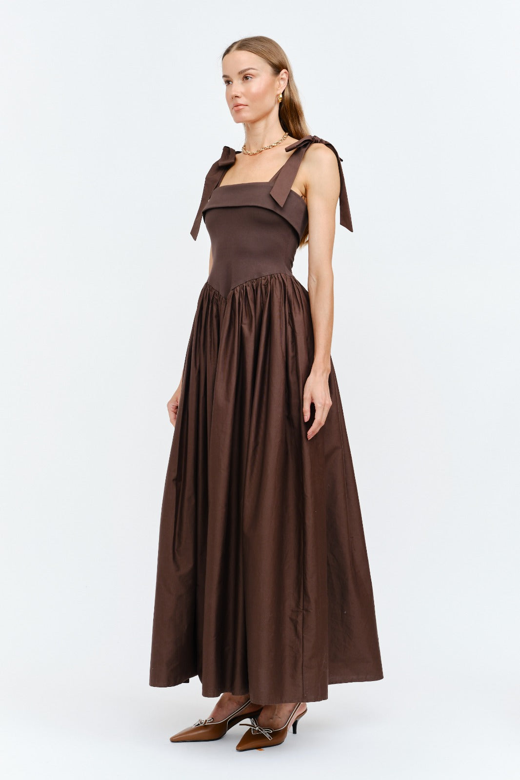 The Carin Brown Dress