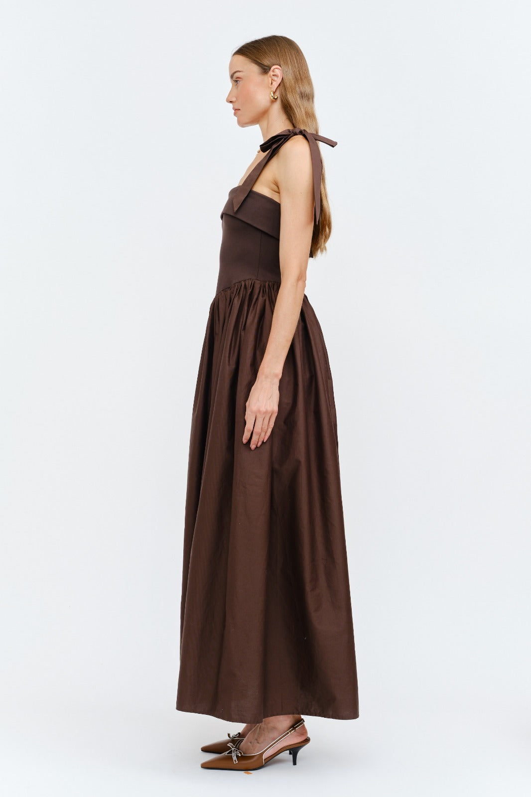 The Carin Brown Dress