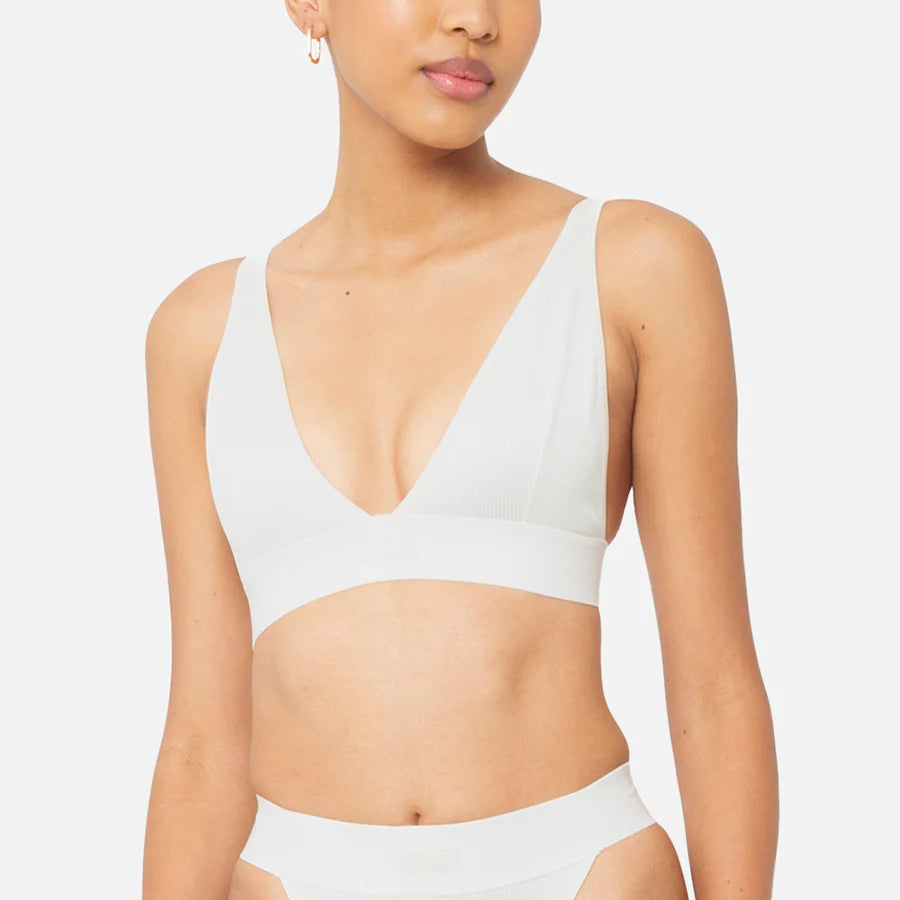 Bralette Triangulo Rib Knit
