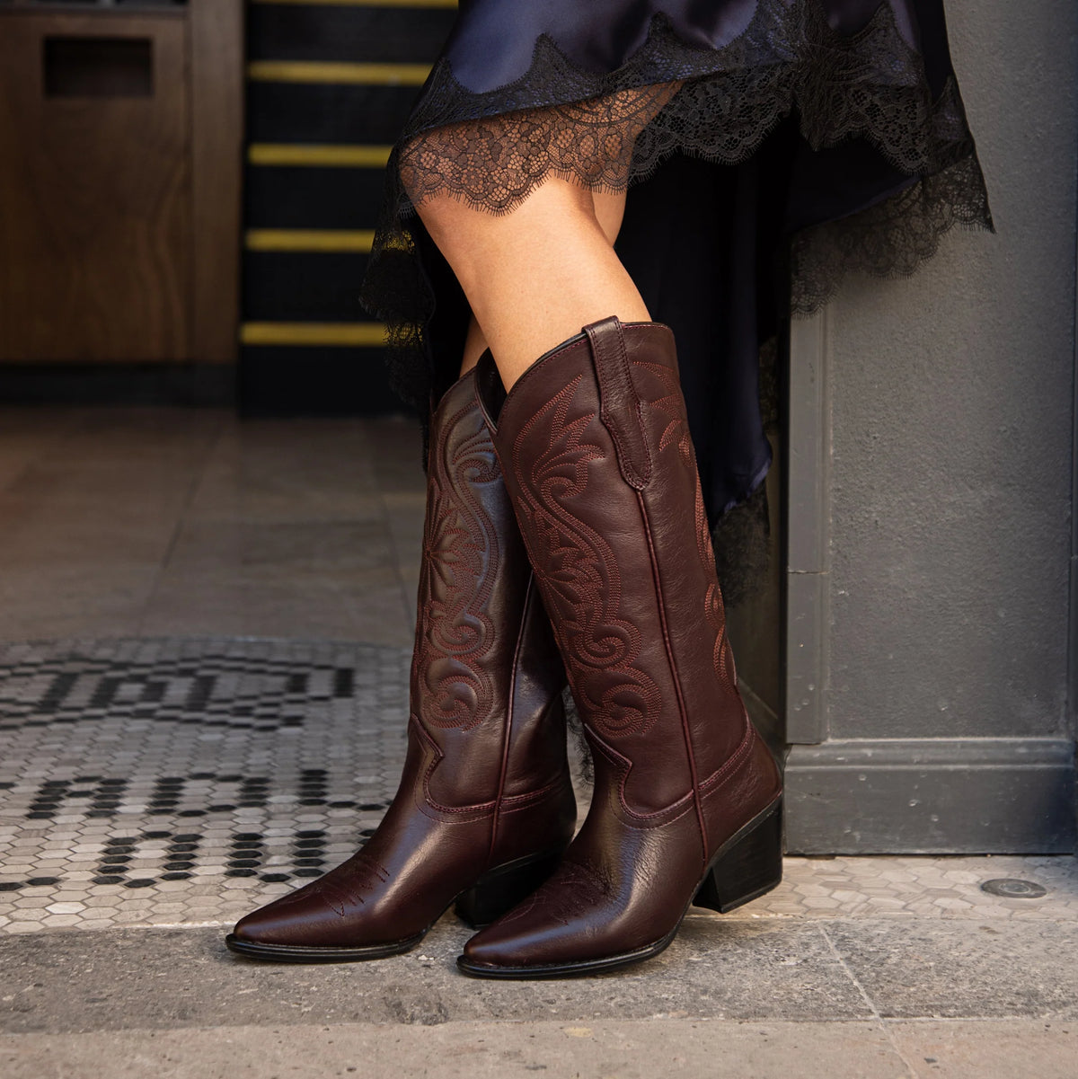 Botas Sandy Black Cherry