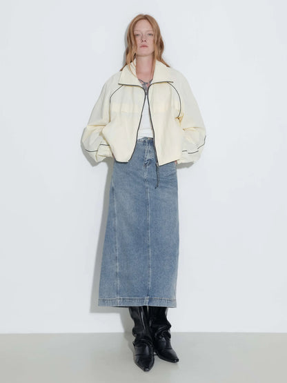 Zipper Short Jacket