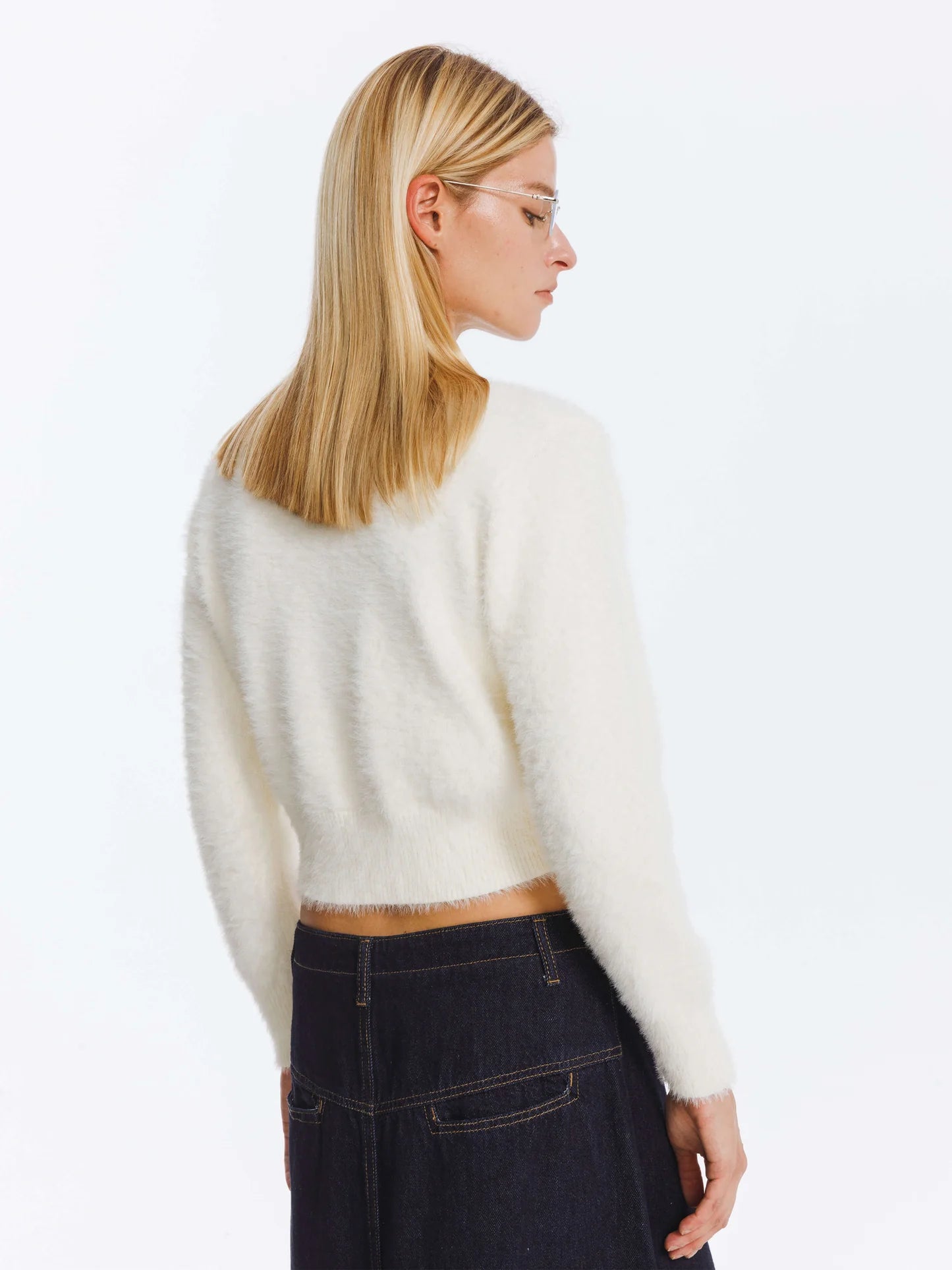 Fluffy Knit Cardigan