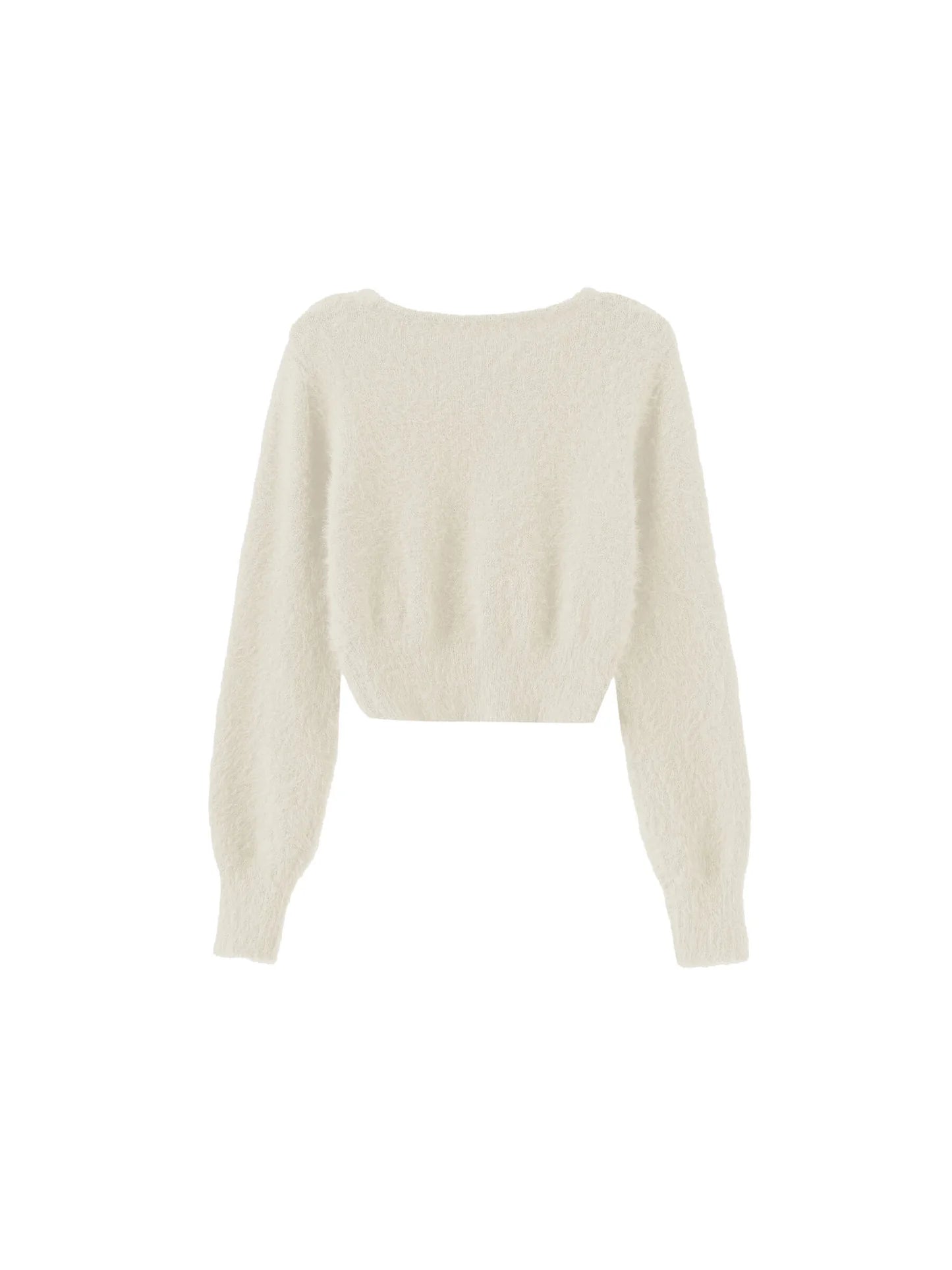 Fluffy Knit Cardigan