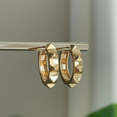 Gold Spike Earring