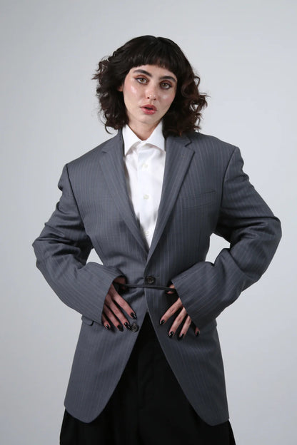 Blazer Kuro - Gris Rayas