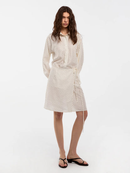 Lyocell Polka Dot Shirt