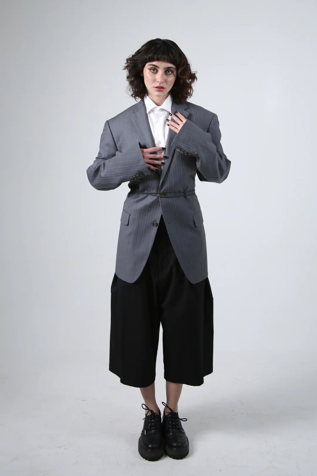 Blazer Kuro - Gris Rayas