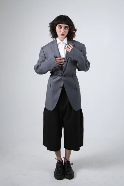 Blazer Kuro - Gris Rayas