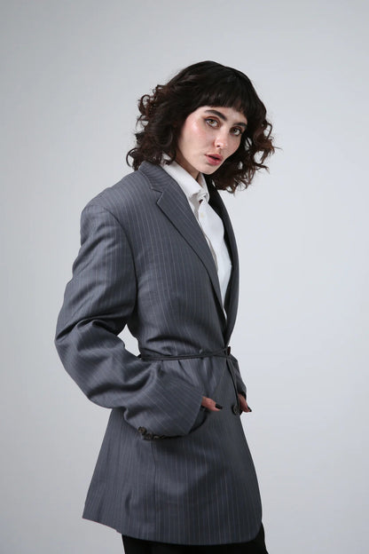 Blazer Kuro - Gris Rayas