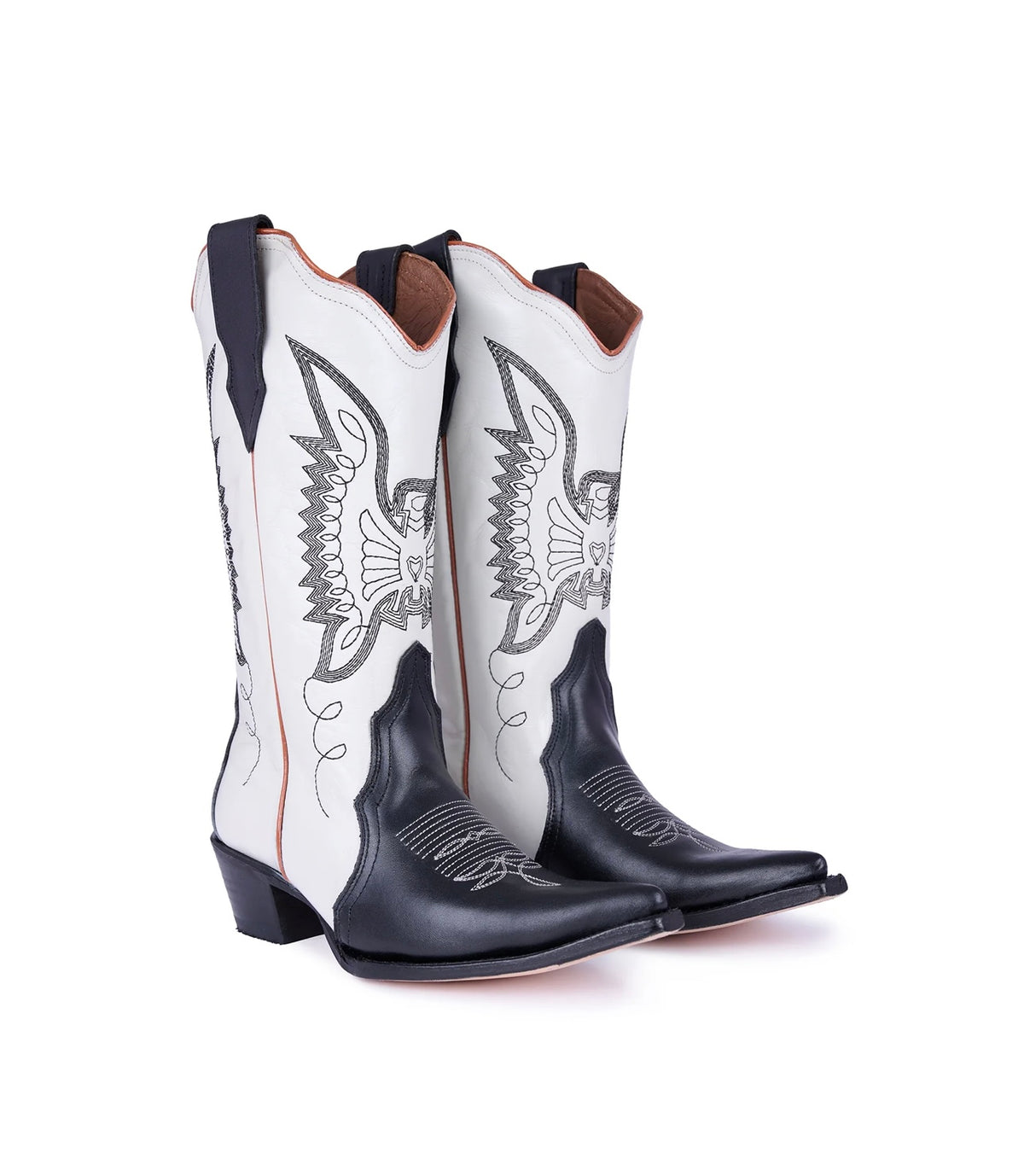 Jornada Duo Bone and Black Boots