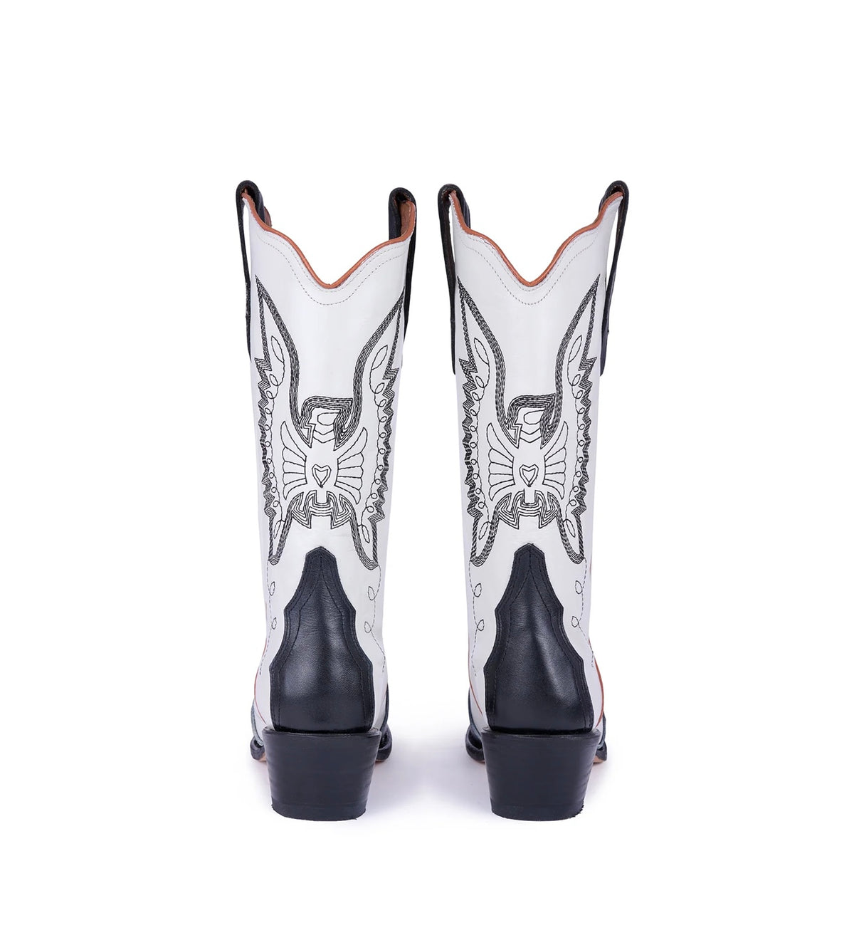 Jornada Duo Bone and Black Boots