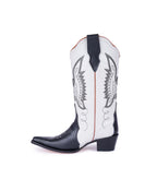 Jornada Duo Bone and Black Boots