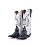 Jornada Duo Bone and Black Boots