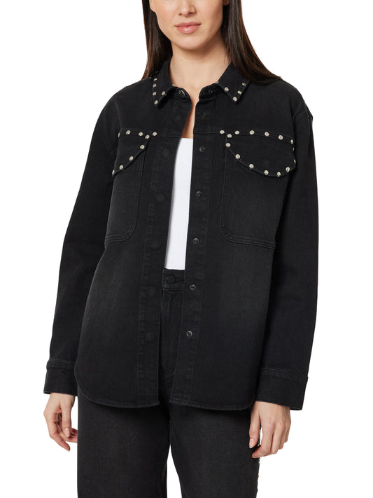 Denim Black Jacket Studs