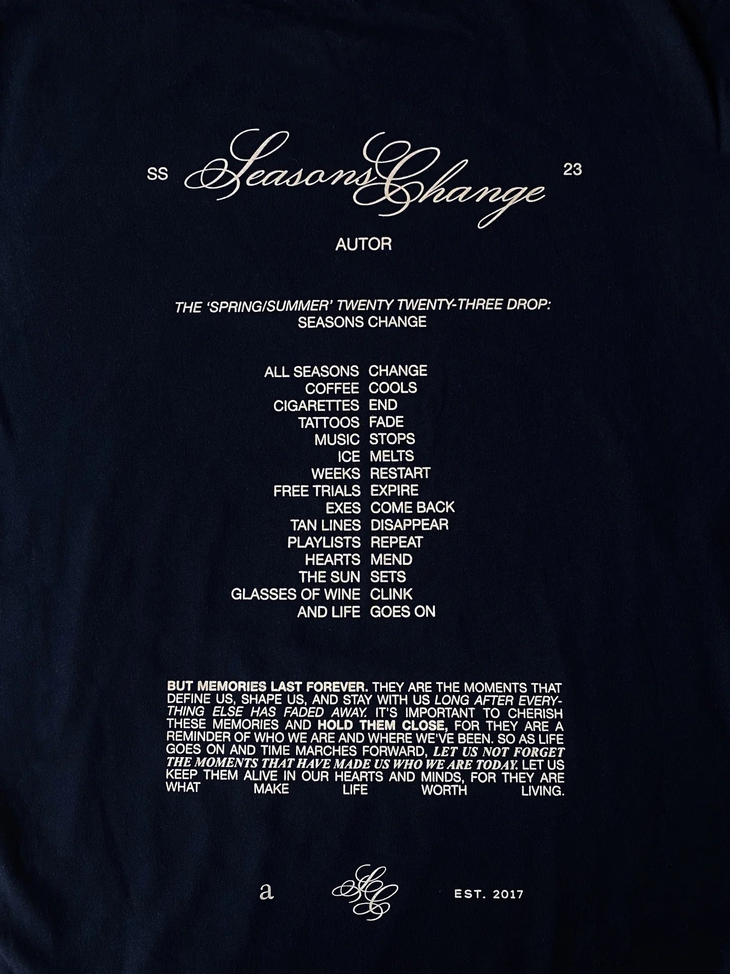 The souvenir t-shirt