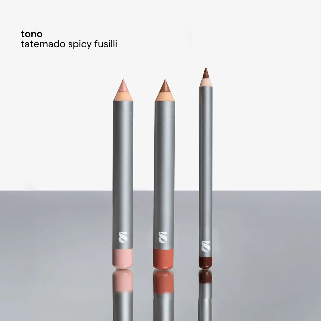 5-IN-1 LIP COMBO: Liner + Lipstick + Highlight + Case + Sharpener