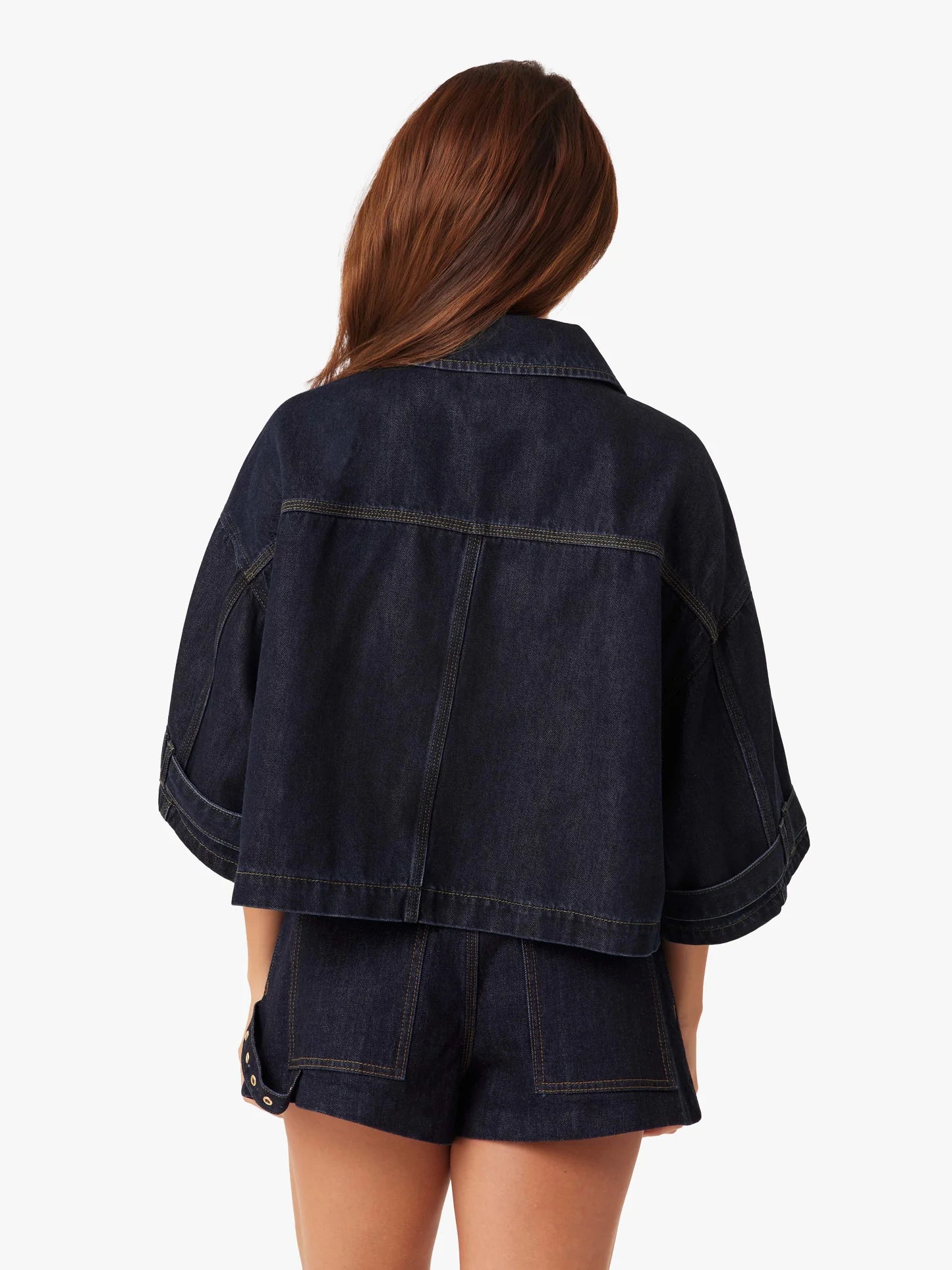 Cape Denim Jacket