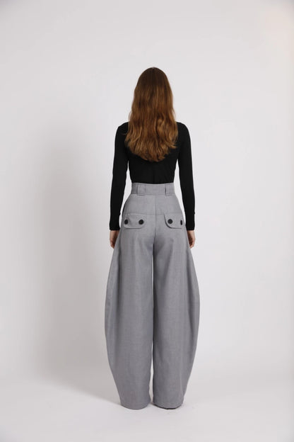 Pantalon Gris Claro