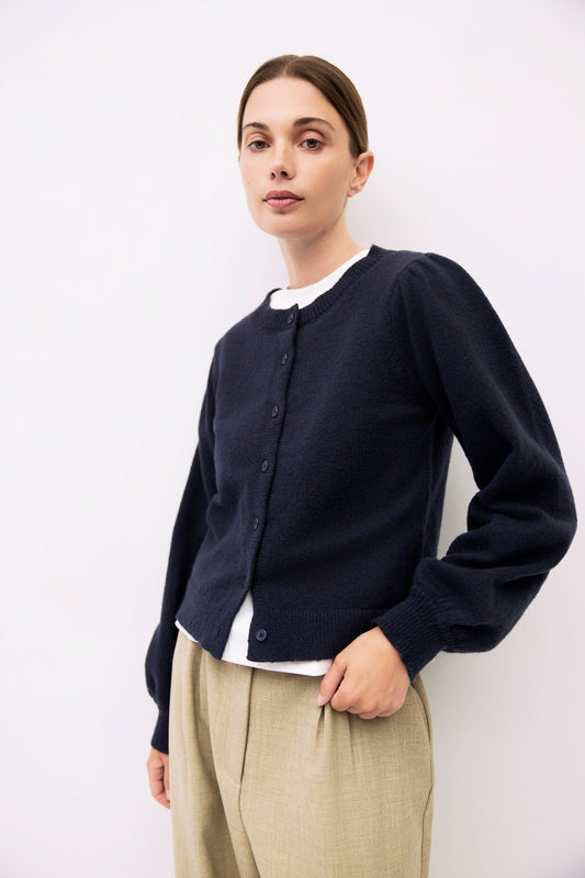 The Navy Cardigan
