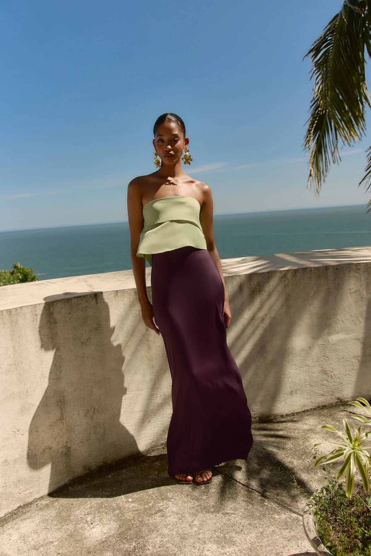 Vestido Lera guinda