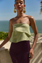 Vestido Lera guinda