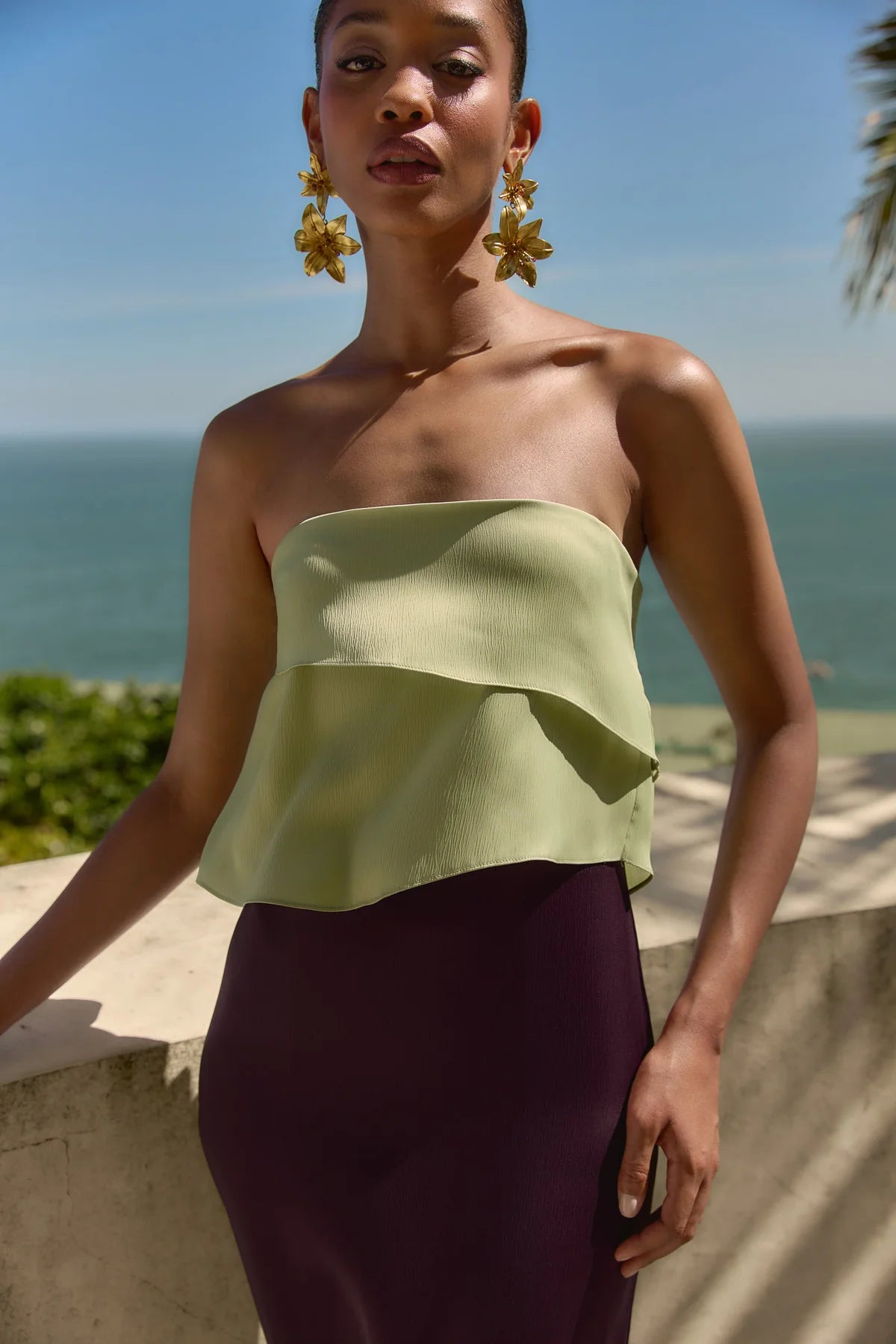 Vestido Lera guinda