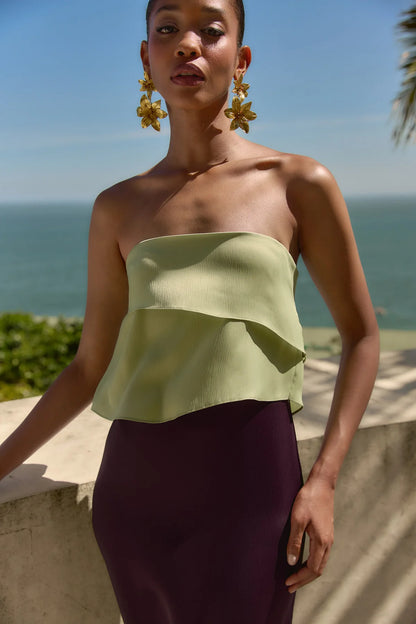 Vestido Lera guinda