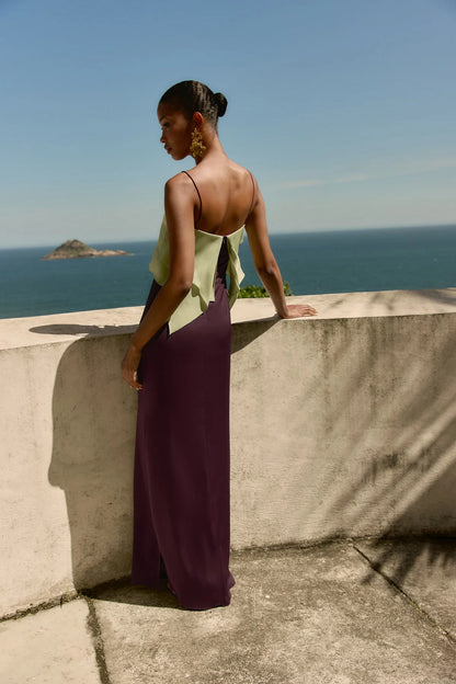 Vestido Lera guinda