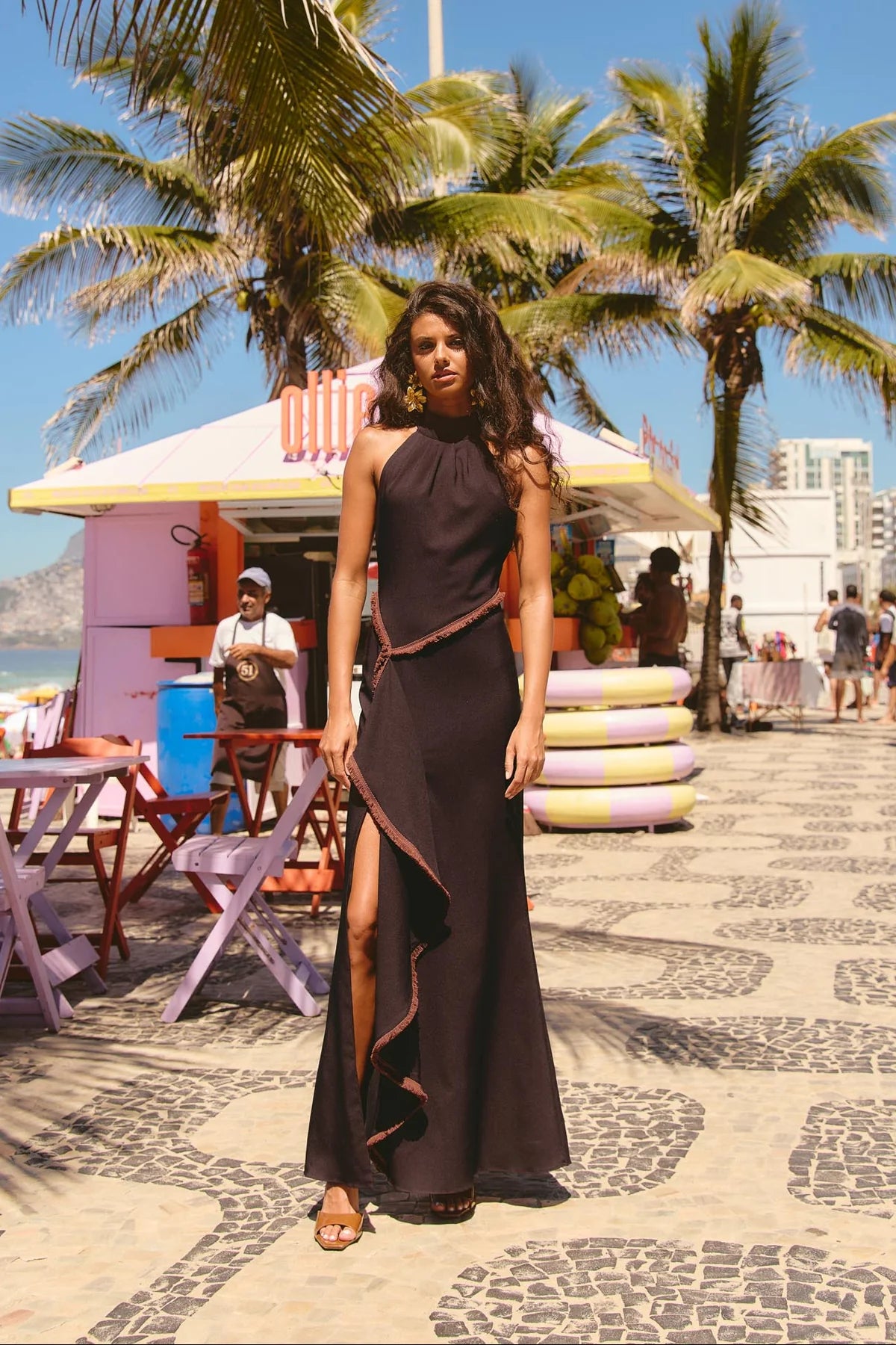 Vestido Kaela chocolate