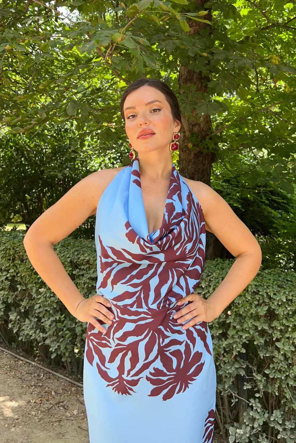 Vestido Sienna varadero azul