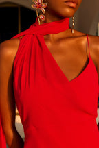Vestido perla fresa