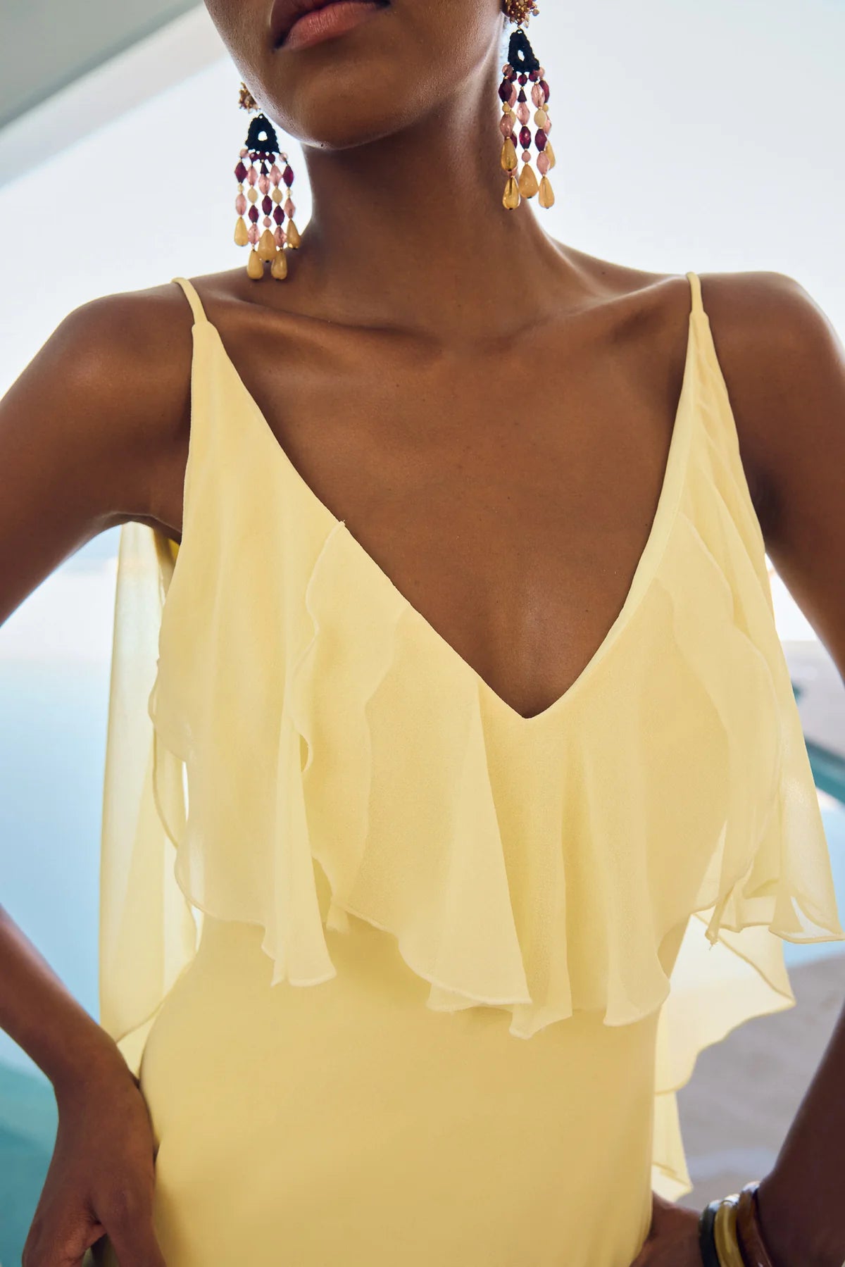 Vestido aquaria vainilla