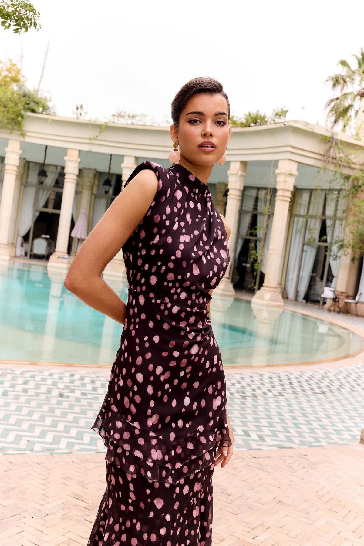 Vestido Iris Topo Chocolate