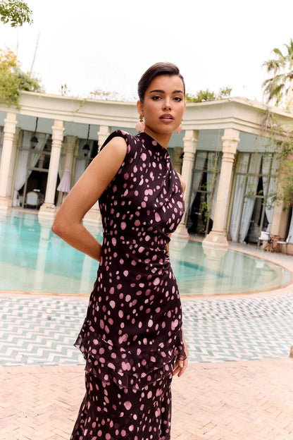 Vestido Iris Topo Chocolate