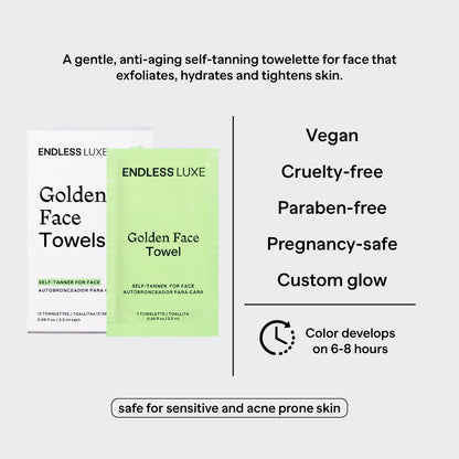 Golden Face Towels