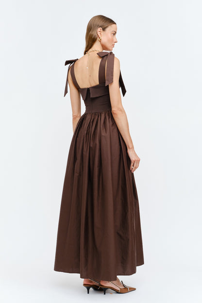 The Carin Brown Dress