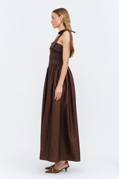 The Carin Brown Dress