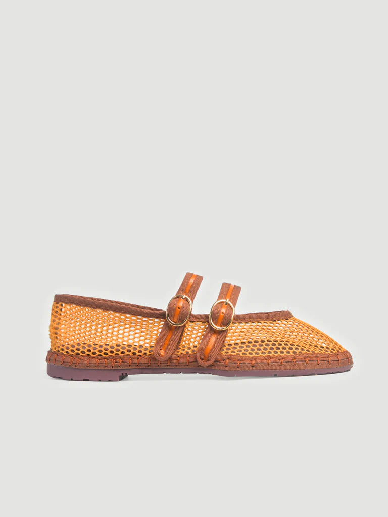 Claire Mesh Brown