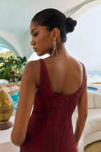 Vestido ondin iPe granate