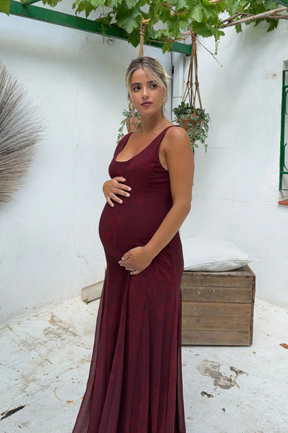 Vestido ondin iPe granate