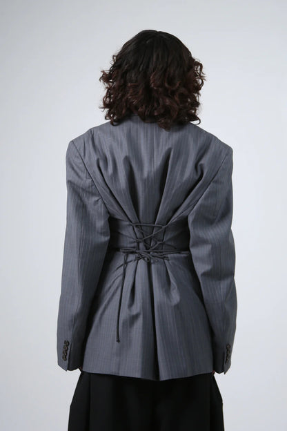 Blazer Kuro - Gris Rayas