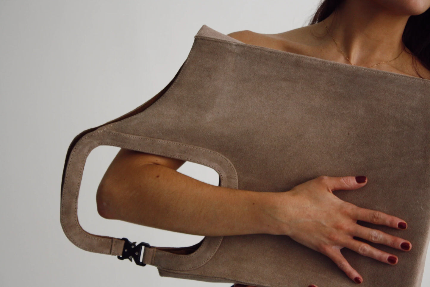 Suede Quantum Bag