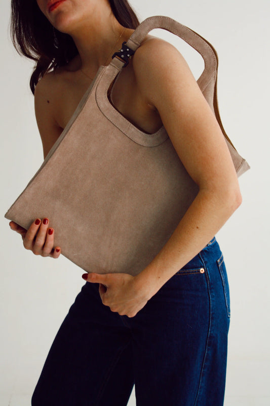 Suede Quantum Bag