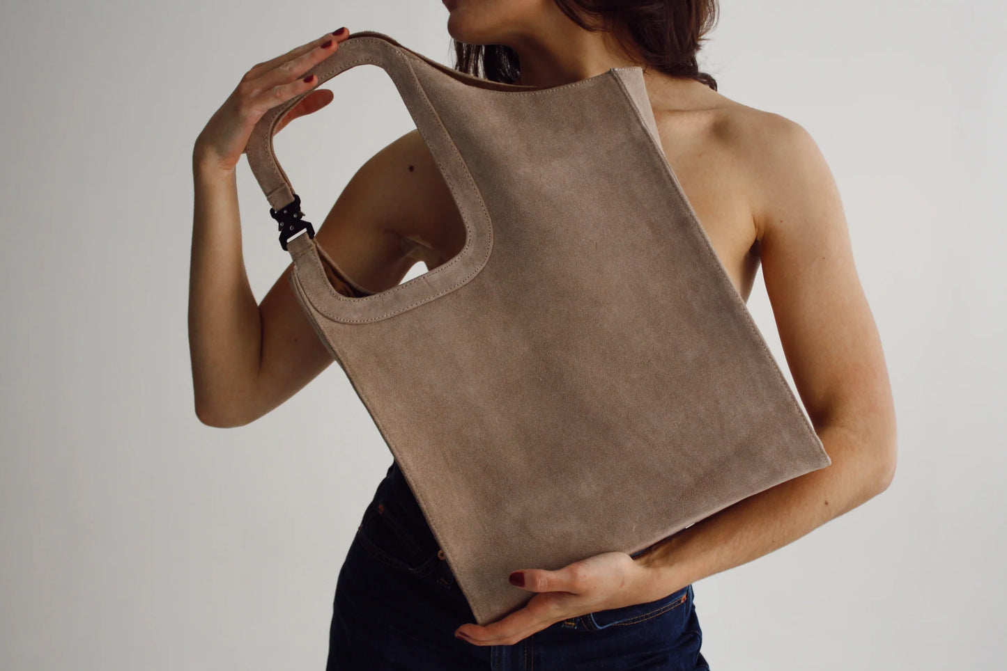 Suede Quantum Bag