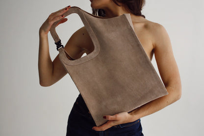Suede Quantum Bag
